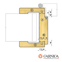 Herramientas Garniga - GRUPO DE FRESAS PARA MARCO EXTENSIBLE GARNIGA