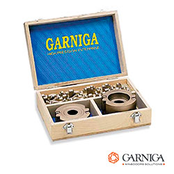 Herramientas Garniga - SET DE PORTACUCHILLAS CON CUCHILLAS PERFILADAS MODELO 102 GARNIGA