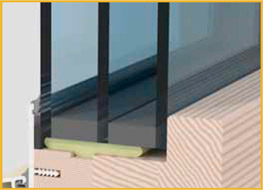 Sistema ventana madera alumino aluflex europrofili