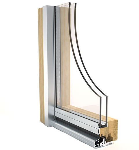 SISTEMA VENTANA MIXTA MADERA-ALUMINIO ESPERIA LIFE