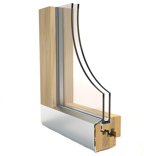 SISTEMA VENTANA MIXTA MADERA-ALUMINIO ESPERIA LIFE